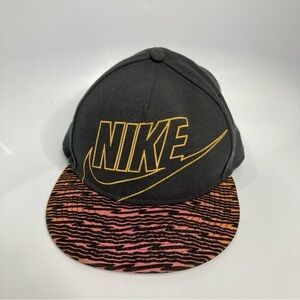Nike True flat bill hat black multicolored one size